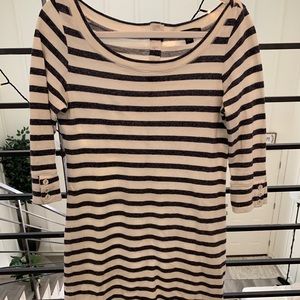 Banana Republic Striped Midi-Dress